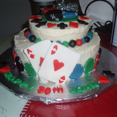 Poker Themed Cake