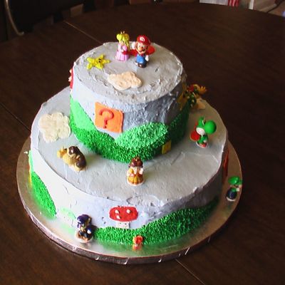 Super Mario Birthday Cake