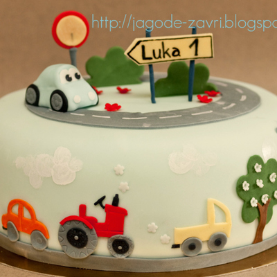 Transportation Cake