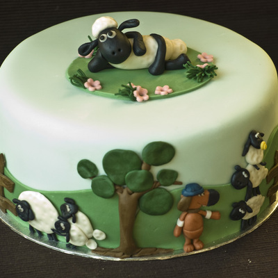 Shaun The Sheep Cake