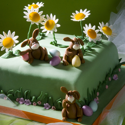 Easter Bunnies Cake