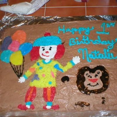Jojo's Circus 1St Birthday Cake