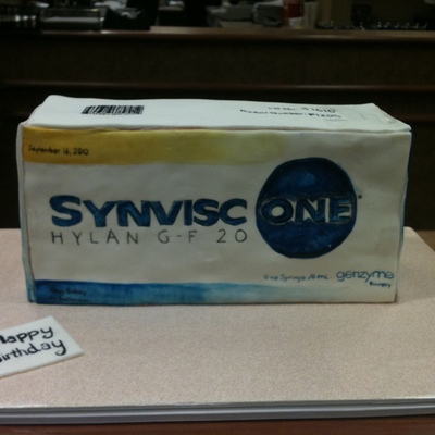 Synvisc One Birthday Cake