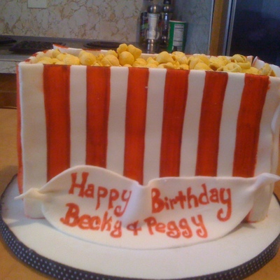 Movie Popcorn Cake