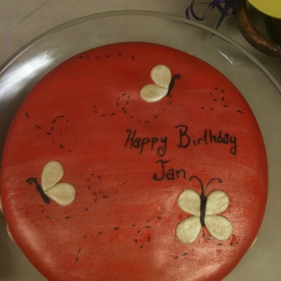 Butterfly Birthday Cake