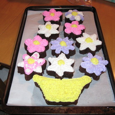 Flower Birthday Cupcakes