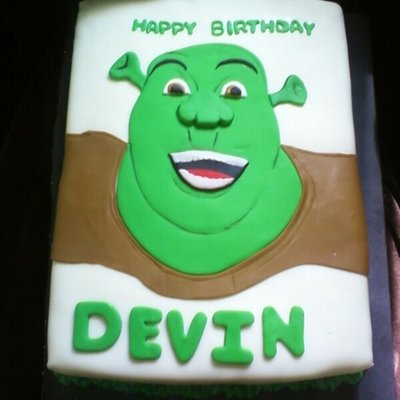 Shrek Cake