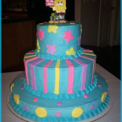 Spongebob Birthday Cake
