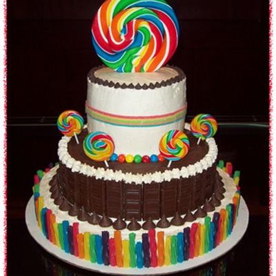 Willy Wonka Candy Cake