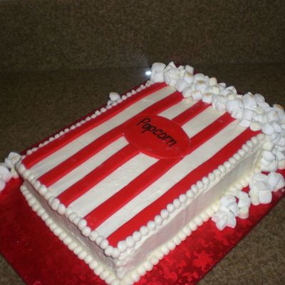 Popcorn Birthday Cake