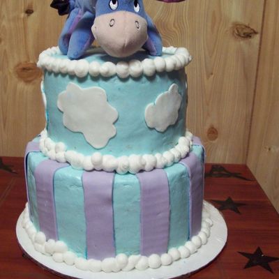 Eeyore Baby Shower Cake