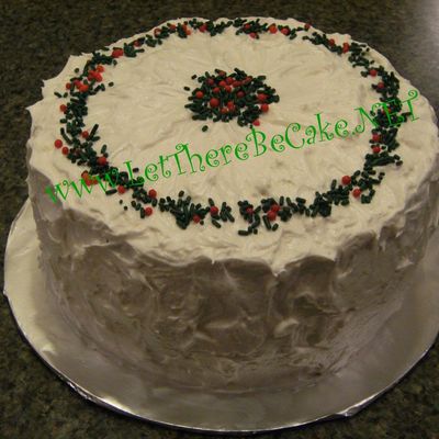 Red Velvet With Christmas Sprinkles