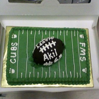 Football Birthday Cake