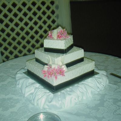 Quilted Wedding Cake