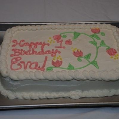 My Daughter's First Birthday Cake