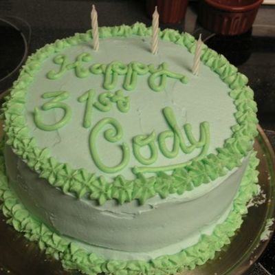 My Husband's Birthday Cake