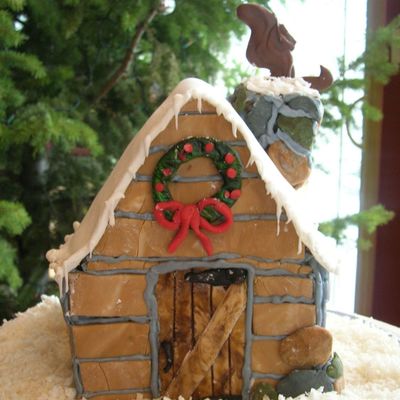 Little Log Cabin Cake