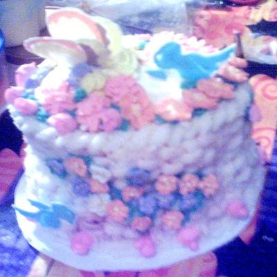 Floral Basket - Back