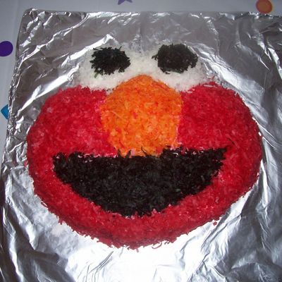 Elmo Cake
