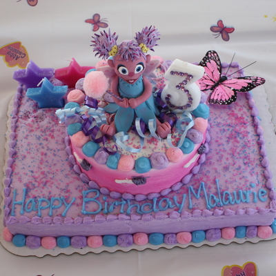 Abby Cadabby Birthday Cake