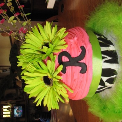 Zebra Print Giant Cupcake