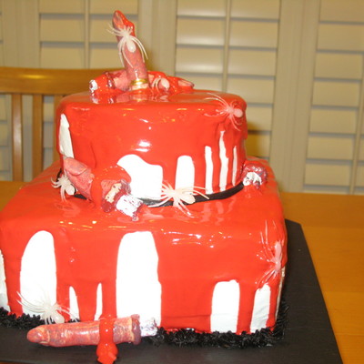 Bloody Finger Cake