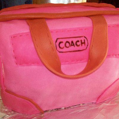 Pink Coach Bag