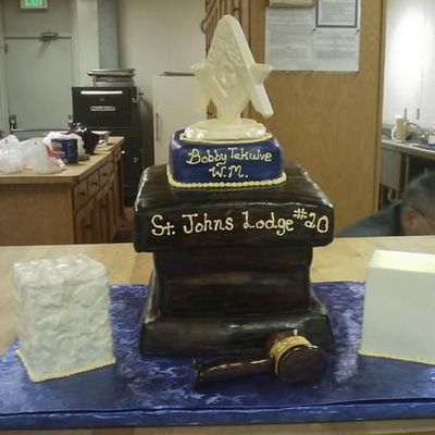 Masonic Installation Cake