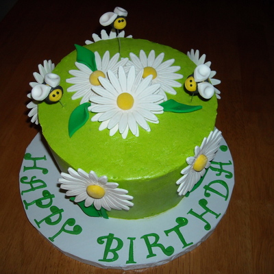 Daisy Birthday Cake