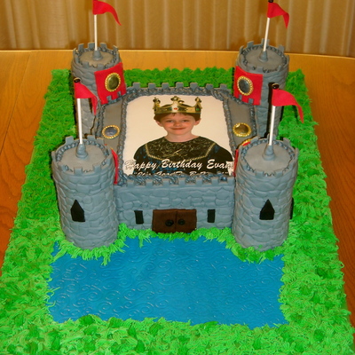 Evan's Birthday Castle Cake