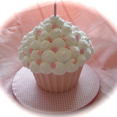 Giant Pink Cupcake