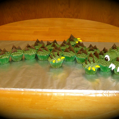 Alligator Cupcakes