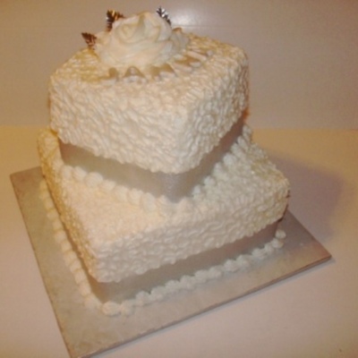 Laced Wedding Cake