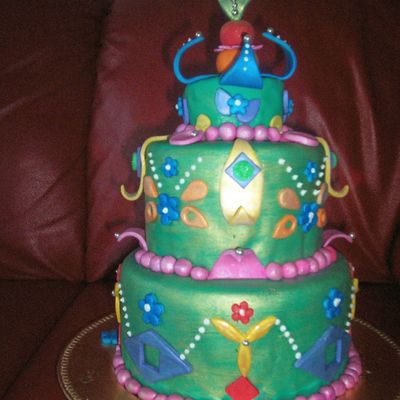 Fun Colored Cake No Title...lol