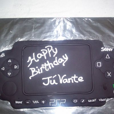Play Station Portable Game Cake