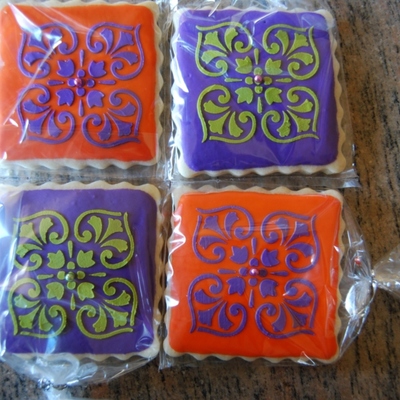 Stenciled Cookies
