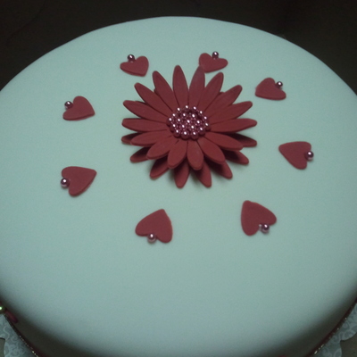 Chocolate Valentine's Day Cake