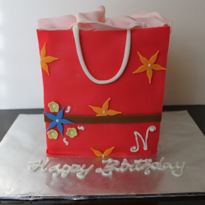Gift Bag Cake