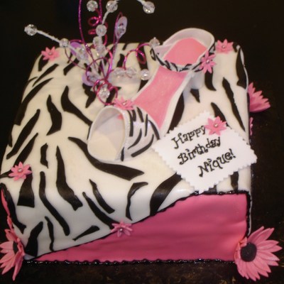 Zebra Prints With A Zebra Shoe