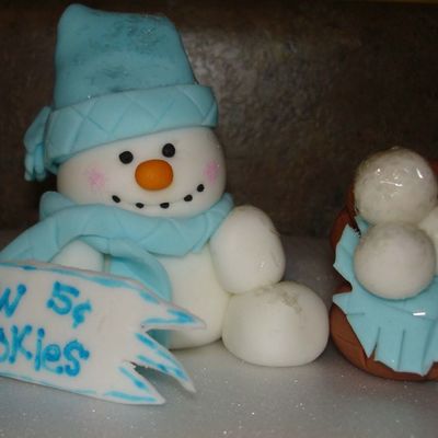 Snow Man Topper