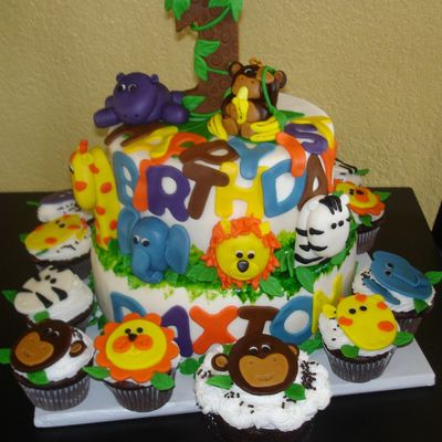 Jungle Animals 1St Birthday