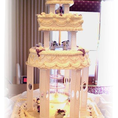 Fountain On Cake