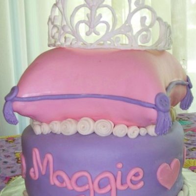Crown And Pillow Cake