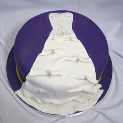 2-D Wedding Gown