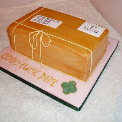 Good Luck Cake For Postal Worker