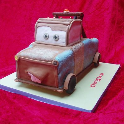 Tow Truck In The Style Of Mater