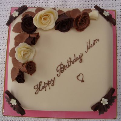 Chocolate Rose Cake