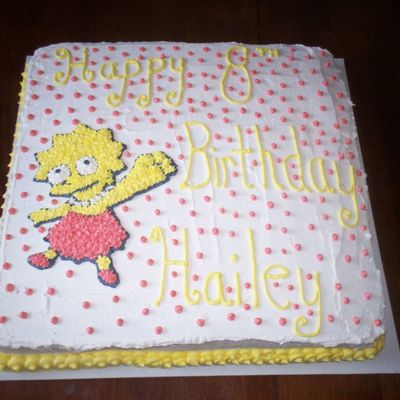 Lisa Simpson Cake