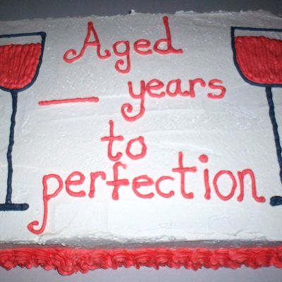 Wine Glass Cake