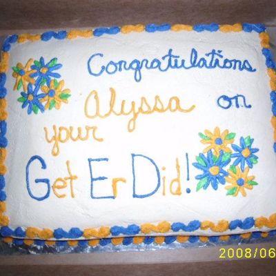 Aly Grad Cake